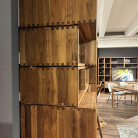 Riva1920 - Regal Freedom Nussbaum Geölt Fronten Eisen Lackiert Mit Türen Und Schubalden - 5