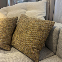 Walter Knoll - Ecksofa Jaan Living Stoff Weave 7756 Silver Grau Gestell Schwarz Matt Pulverbeschichtet - 3