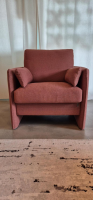 Erpo - Sessel CL 810 Stoff 18 Rosa Rot Gestell Mit Stoff Bezogen - 6