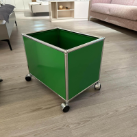 USM Haller - Sideboard Weiß Grün mit Rollbox Grün - 10