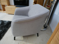 Candy - Sessel August 1057 Stoff Free Silver Gr. 6 Metallfuß Schwarz Matt - 3