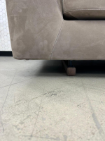 Walter Knoll - Sofa Tama Living 821 Leder Velvet 1484 Hazelnut Braun Gestell Nussbaum Mit Splint Geölt Mit Kissen Und Tablett - 3