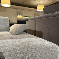 Comfort Republic - Ecksofa Theodor Stoff Renegade 149 Steel Grau Metallfuß Schwarz Mit Motorischer Verstellung - 8