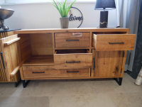 Sven-Form - Kommode Styles United Crawford Zerreiche Massiv Natur Geölt - 3