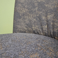 Bielefelder Werkstätten - Sessel Polo Cocktail Stoff JAB Citrin Grau Gold Gestell Esche Schwarz Gebeizt - 11