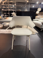 himolla - Armlehnstuhl Dining 1471 Stoff 20 Q2 Loop Basic Beige Gestell Metall Beige Pulverbeschichtet - 3