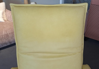 Koinor - Relaxsessel Sofy Leder A Safran Gelb Gestell Edelstahl mit Funktion - 7