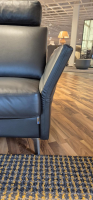 Erpo - Ecksofa CL 990 Leder 42.059 Anthrazit Füße Verchromt mit Fußablage - 7