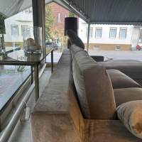 Bielefelder Werkstätten - Ecksofa Inspiration Stoff Feinvelour City Velvet Sand Braun - 2