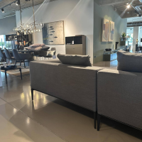 Walter Knoll - Ecksofa Jaan Living Stoff Bora 7748 Slate Grau Fuß Schwarz Matt Pulverbeschichtet Inklusive Kissen - 11