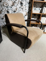 Leolux - Sessel Scylla Sitz Und Rücken Leder 16620 Danza 209 Moreno Beige Seiten 51821 Senso Walnut Braun - 3