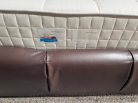 B&B Italia - Bett Tufty Time Leder 1228350 Kora Dunkelbraun Füße Eiche Natur Inklusiv Matratze und Lattenrost - 2