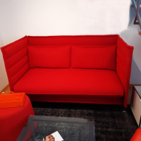Vitra - Sofa Alcove 2-Sitzer Stoff Laser Rot - 2