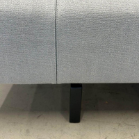 Walter Knoll - Ecksofa Muud Stoff Puro Silver Grau Gestell Matt Schwarz Pulverbeschichtet Inkl. Schwenkfunktion - 2