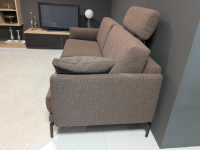 WK Wohnen - Garnitur Göteborg WK 593 Stoff 41 82 Ocker Braun Gestell Schwarz - 10