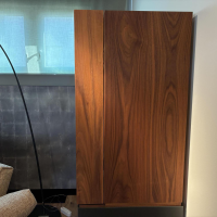 Riva1920 - Schrank Cambusa Fly Reserve Nussbaum Gestell Eisen Lackiert - 7