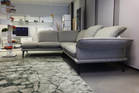 W. Schillig - Ecksofa Sherry Stoff W60 21 Silver Grau Fuß Metall FP6 M95 Anthrazit Mit Kopfstützenverstellung - 8