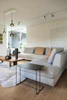 Walter Knoll - Ecksofa Tama Stoff Bogar Platinum Grau Tablette Nussbaum Geölt Füsse Nussbaum Geölt - 9