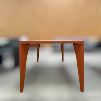 COR - Esstisch Delta 6420 Massivholz Herbstrot Gebeizt Und Klar Lackiert Mit Kunststoffgleitern - 5