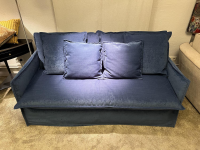Milano Bedding - Schlafsofa Clarke 18 3-Sitzer Stoff Mitrella 29 Light Blue Blau - 10