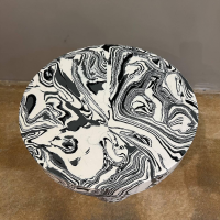 Tom Dixon - Beistelltisch Siwrl Table Large Marmor Mehrfarbig Weiß Schwarz - 4