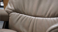 Stressless - Sessel View M Leder Cori 91 Mole 09 Signature Gestell Wenge mit Hocker - 5