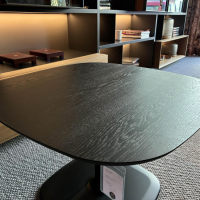 Christine Kröncke - Couch- und Esstisch Joyce ET Lift Platte Eiche Furniert 60 Anthrazit Gestell 32 Black Schwarz Höhenverstellbar - 3