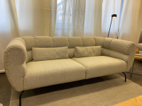 Brühl - Sofa Magnolia Stoff 5275 0041 Grau Gestell Metall Schwarz Pulverbeschichtet - 4