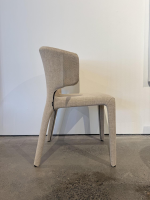 Cassina - 6er-Set Stuhl Hola Stoff Fortuny Avorio 13F737 Beige Grau - 3