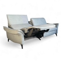 himolla - Sofa 1178 Spektra Echtleder Leonessa Azur Blau Grau Füße Metall Anthrazit Mit Elektrischer Wallfree Funktion - 5