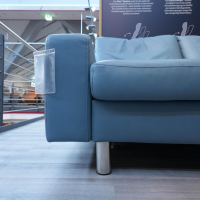 Stressless - Ecksofa E 200 Leder Paloma Sparrow Blue Blau Füße Metall Mit Kopfstütze - 3