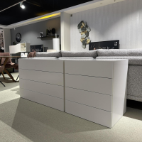 Novamobili - Kommode System Easy 300 Lack Weiß Matt - 4