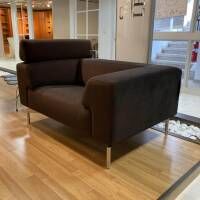 cocktailsessel-leolux-loveseat-howlo-stoff-pg-4-pontra-85850-braun-fuesse-aluminium-195-01-60925-7