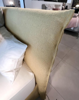 Schramm - Bett Pure Loft Stoff Antonio 2510 Corn Maisgelb Gelb Füße ZF Schwarz Mit Motorischer Verstellbarkeit - 7