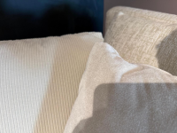 Brühl - Ecksofa Amber Stoff 3690 40 Creme Metallkufe Verchromt Mit Verstellbare Armlehnen Inklusive Kissen - 5