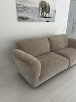 Edra - Sofa Grande Soffice Zweisitzer Stoff Tasty Soft T8575-21 Grau - 4