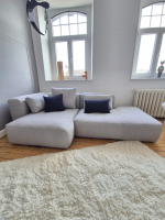 Hay - Sofakombination Mags Soft Stoff Ruskin Hellgrau 11 Inklusive Kissen - 4