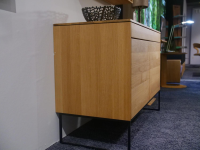 Team 7 - Sekretär Filigno Eiche Naturöl Holzbasis Metallrahmen Gestell Schwarz - 6