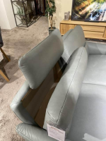 himolla - Sofa Cumurex 6270 Leder 22 Soft Nappa Jade Blau Gestell Metall Schwarz Pulverbeschichtet Inklusive Kopfstützen - 6