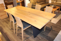 Wimmer - Essgruppe Zweigle Z20 Rustikale Asteiche Bianco Esstisch 6 Stühle - 2