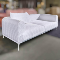 IP Design - Sofa Loop 2/75 Stoff Glory IP1791-171 Weiß Gestell Weiß - 10