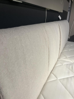 Musterring - Polsterbett Elias Stoff 5236 Creme Sockelunterbau Schwarz ohne Matratze ohne Lattenrost - 11