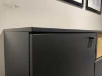 Venjakob - Sideboard 7243 3893 Lumea Lack Anthrazit Matt Und Eiche Gehackt Gebürstet Mit LED Beleuchtung - 6