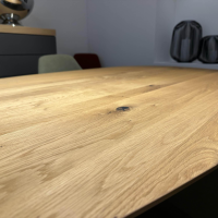 Mobitec - Essgruppe Trinity Lotus Platte Eiche Astig Geölt Bezug Stoff Mystic 72 Khaki Grün - 10