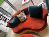 Bullfrog - Sofa Sofia Stoff Smoothie Rostbraun 15 28 Füße Metall Schwarz Pulverbeschichtet - 10