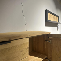 Wöstmann - Highboard Cortona Wildeiche Massiv Soft Gebürstet Inkl. Beleuchtung - 2