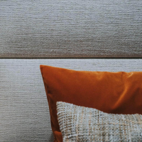 Poliform - Bett Dream Leder Silk Grafite Anthrazit Inkl. Wandpaneel Stoff Rabat Sabbia Beige Ohne Matratzen Ohne Lattenrost - 9