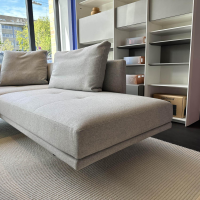 Walter Knoll - Ecksofa Prime Time Stoff Divina Melange 2 120 Hellgrau Gestell Metall Schwarz Matt Pulverbeschichtet - 4