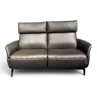himolla - Relaxsofa 4170 Cumuly Leder 35 Mariposa Onyx Anthrazit Füße Metall Schwarz Mit Elektrischer Verstellung - 3