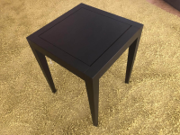 Lambert - Beistelltisch Domino Eiche Massiv Schwarz Lackiert - 2